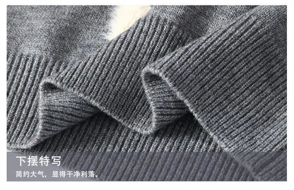 Men Outwear O-neck Knitted Pullover Sweaters New Fashion Man Loose Casual Sweaters Quality Male Pullovers Winter Clothing 4XL