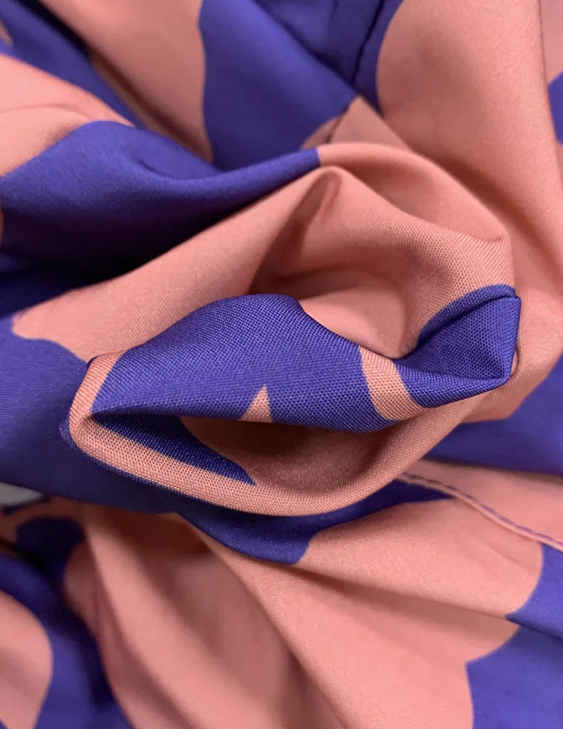 2025 Spring New Women's Fashion Style Printed Sexy Waist Strap Mid Length Single Breasted Long Sleeve Collar Dress