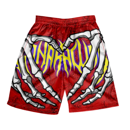 2025 Summer Classic Skull Beach Short Pants New Fashion Skeleton Hand Print Men Women Gym Shorts Quick Drying Trunks Ice Shorts