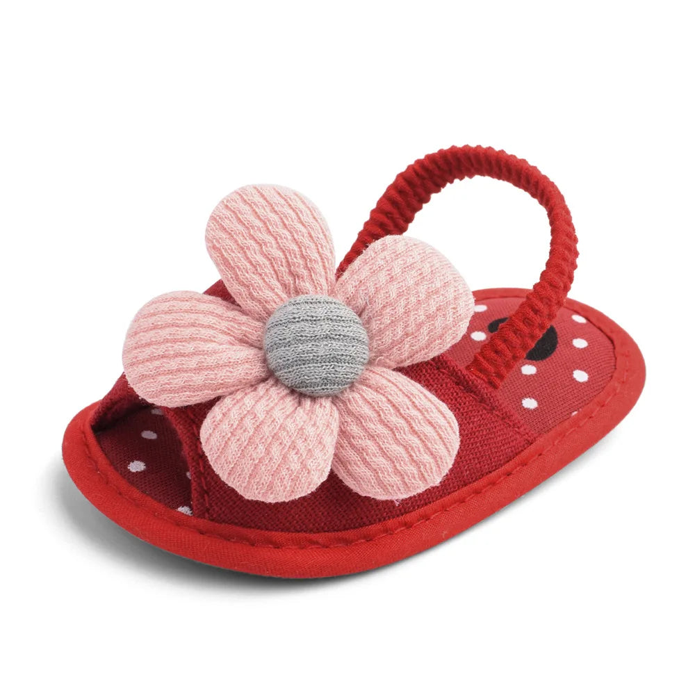 Summer New Sunflower Baby Sandals Soft Bottom Baby Toddler Shoes 0-1 Years Old Baby Girls  Baby Shoes Girls  Baby Boy Shoes