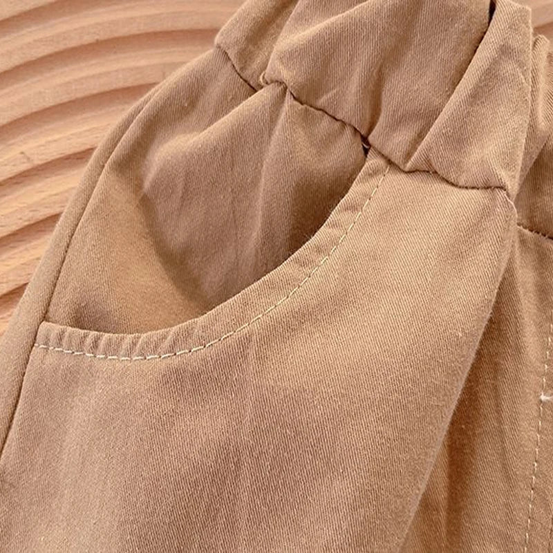 Kids Boys Girls Clothes Sets Baby Tee Shirt + Pants Infant Toddler Children Wears T-shirt + Shorts Outfits Suits 1 2 3 4 Years