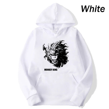 New Hoodie Men/Women Fashion Casual Autumn Winter Cool Pullover  monkey King Long Sleeve Hoodie