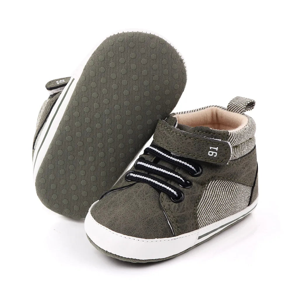 Baby Sneaker Causal Shoes High Quality Soft and Warm Anti-slip for Spring and Autumn 0-18 Months Newborn First Step Baby Shoes