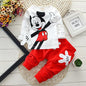 Baby Girls Boys Mickey Minnie Clothing Sets Spring Autumn Kids Outfits Hoodie +T-shirt + Pants Tracksuit Children Sport Suit