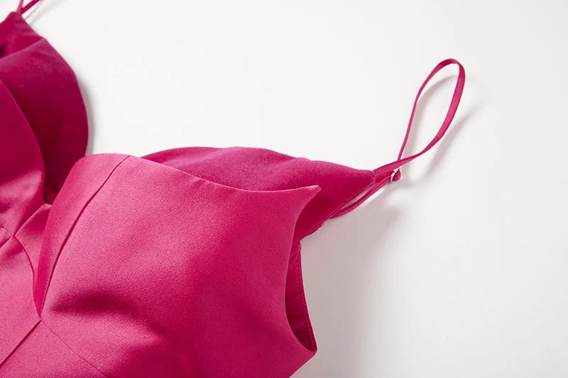 JAMERARY Summer Holiday Prom Wedding Dress Women Sexy Backless Chest Pad Wrap Corset A Line Pleated Midi Long Dresses Halter