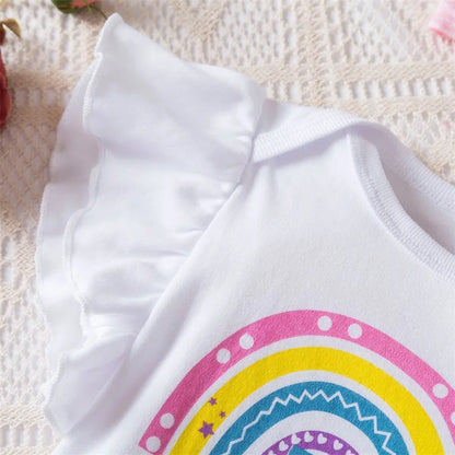 NewBorn Girls 1St Birthday Party Dress Princess 1 Year Old Ceremony Mesh Tutu Vestidos Infant Unicorn Christening Gowns