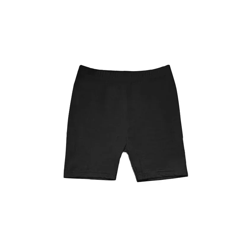 Summer Girls' Safety Shorts Soft Modal Candy Color Solid Color Kids' Leggings Casual Comfortable Underwear Girls Aged 3-12