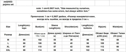 Pajama Sets Women Comfortable Daily Print Design Sweet Autumn Popular Attractive Ulzzang V-Neck Students Holiday Elegant Trendy