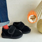 Baby New Winter Snow Boots Warm Plush Leather Toddler Shoes Fashion Boys Girls Anti-slip Rubber Sole Baby Sneakers Infant Boots