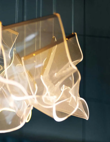 Modern Simple Led Luxurious Duplex Building Large Chandelier Living Room Creative Villa Pendant Lamp Stair Dining Hall Lighting