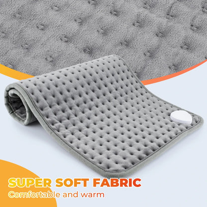 Electric Heating Blanket for Home Use - 9 Levels Thermal Heated Mat Home Soft Safe Winter Body Back Leg Warmer Pads 60*30cm