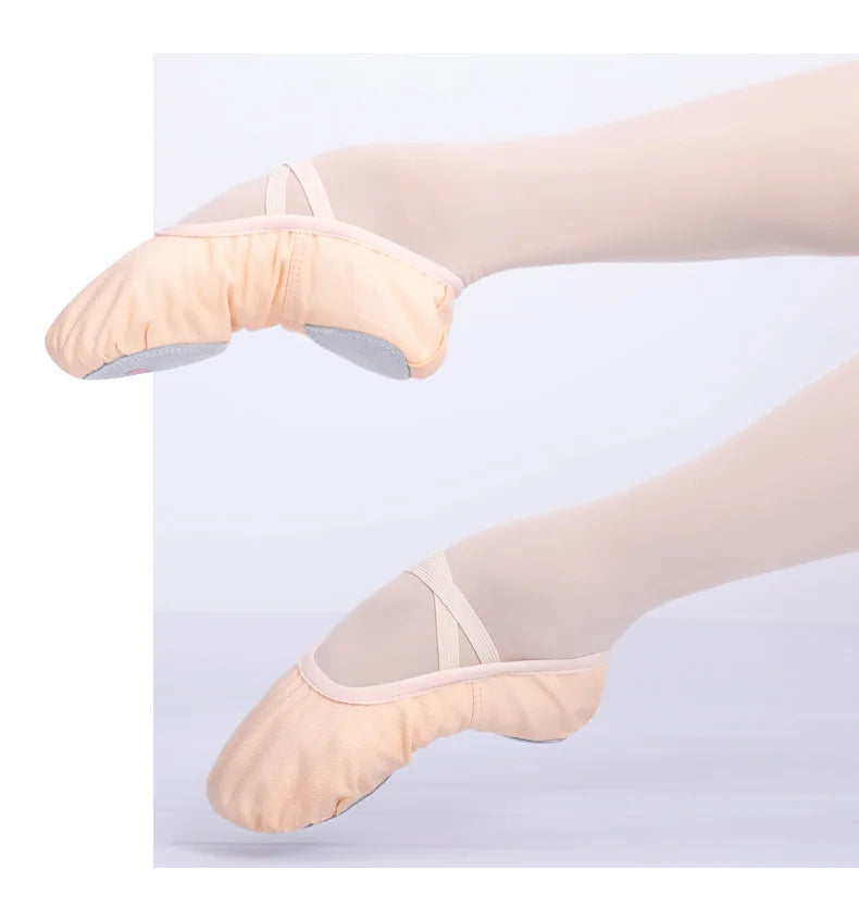 Girls Kids Pointe Shoes Dance Slippers High Quality Ballerina Practice Shoe For Ballet 6 color Ballet Dancer Professional Shoe