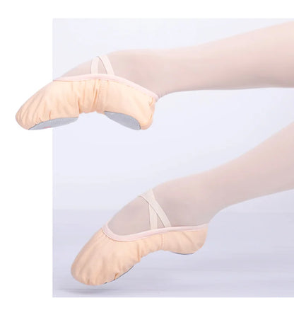 Girls Kids Pointe Shoes Dance Slippers High Quality Ballerina Practice Shoe For Ballet 6 color Ballet Dancer Professional Shoe