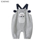 2025 Newborn Baby Boys Pants Bodysuits Girls Cute Suspender Rompers Kids Clothing Toddler Bodysuit Jumpsuit Bottoms 0-24 Months