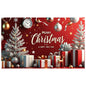 Decorative Merry Christmas Banner Holiday Backdrop Gift Décor New Year Decoration for Holiday Celebration Winter Party Home Deco