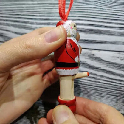 Christmas Novel DIY Funny Santa Ornament Holiday Hanging Christmas Tree Decoration Party Decors