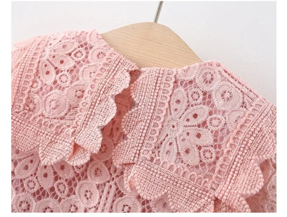 Spring Autumn toddler Baby Girl Clothes infant Lace Dress costume for newborn Girl clothing 1st Birthday Princess Dresses dress