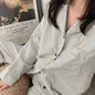 Striped Sleepwear Women Pajama Sets Korean Pajama Autumn Pants Sets for Women 2 Pieces Button Night Wears Long Sleeve Home Suit