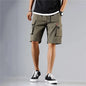 2025 New Summer Men Trend Cargo Shorts Men's Letter Print Pocket Shorts Fashion Casual Straight Shorts Male Ropa Hombre