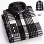 New in shirt plus size 7xl100%cotton long-sleeve shirts for men slim fit casual plain shirt soft kerokan designer plaid clothing