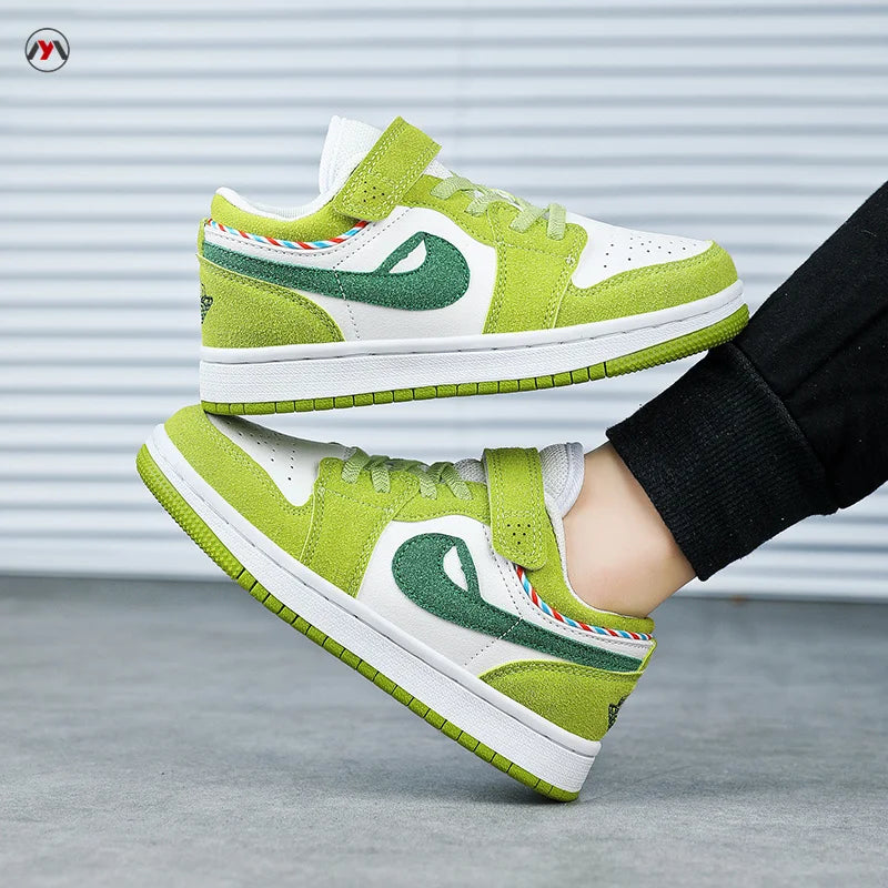 Children Sneakers Boys Shoes Girls White Black Kids School Trainer Shoes Lightweight Running Sports Casual Tennis Sneaker