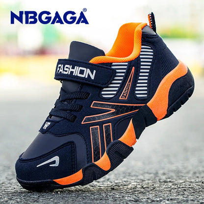 Children Boys Shoes School Sports Fashion Leather For Kids Tennis Casual Sneakers Children's Boy Running 7-12 Years Walking Shoe