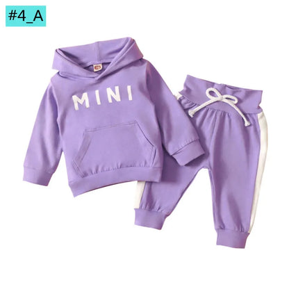 Infant Newborn Baby Girl Clothes Autumn 2025 3PCS Sets Leopard Letter Hooded Sweatshirt Pants Outfit Baby Tracksuit Set Spring