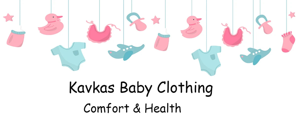 Kavkas Baby Clothes Boys Romper Newborn Infant Costume Cartoon Bodysuit Jumpsuit Family 100%Cotton 0-12Months For Bebes