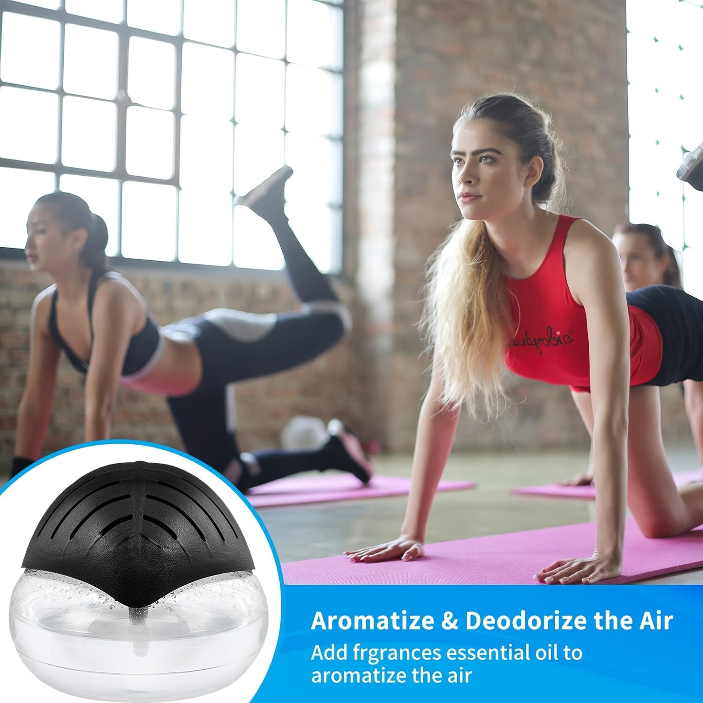 Air Purifier Air Revitalizer Humidifier, Air pleasure Water-Based Purifier Air Washer Set, Air Washer Aroma Diffuser, Essential Oils Aroma Fresher, Water Air Purifier, Air Washer For Home And Office, Air Aroma Diffuser With 7