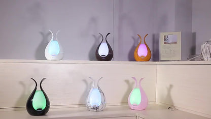 200ml capacity bedroom essential oils aroma diffuser with 7 colors led lights
